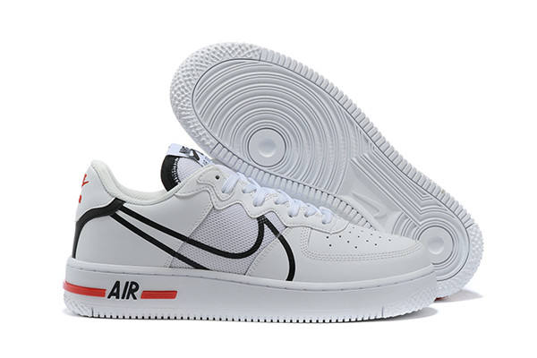 Men's Air Force 1 White/Black Shoes 066 Men's Air Force 1 White/Black Shoes 066